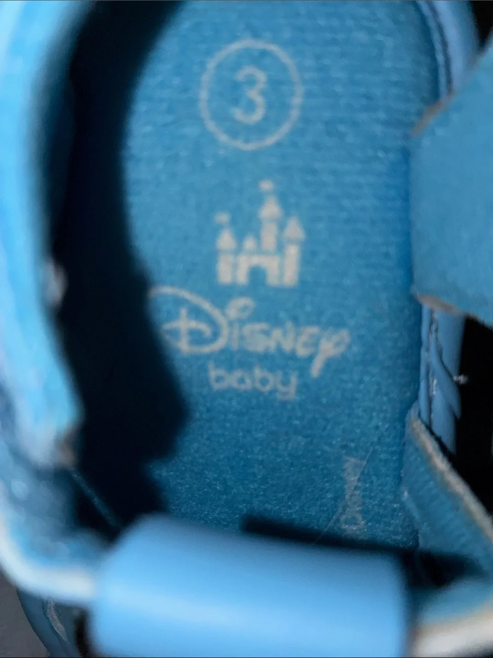Disney Light Blue Mickey Mouse Baby Walker Sandals